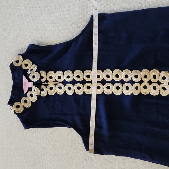 Lilly Pulitzer Jane Shift Dress Mini Blue 2 - Picture 4 of 8